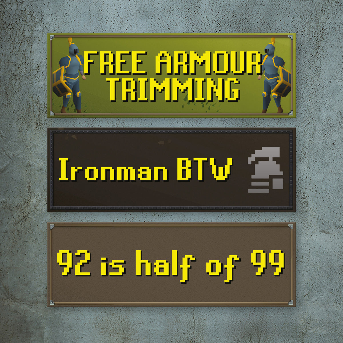 OSRS Bumper Sticker Set