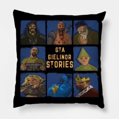 Osrs Gielinor Stories Throw Pillow Official Rune Scape Merch