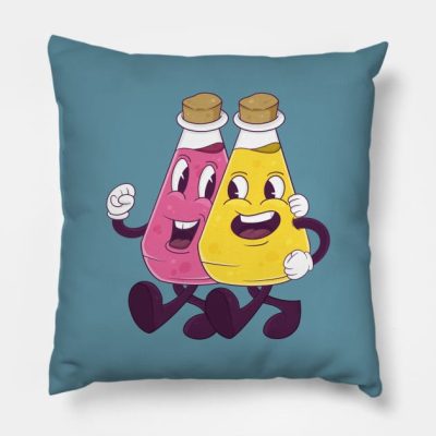 Super Restore And His Sara Bro Osrs Throw Pillow Official Rune Scape Merch