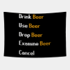 Drink Beer Scape Tshirt Tapestry Official Rune Scape Merch