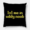 1V1 Me In Wildy Noob Osrs Throw Pillow Official Rune Scape Merch