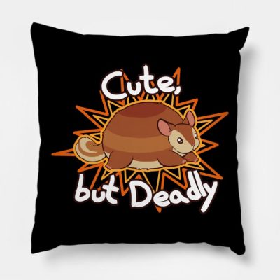 Cute But Deadly Runescape Chinchompa Throw Pillow Official Rune Scape Merch