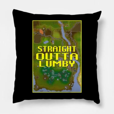 Runscape Lumby Throw Pillow Official Rune Scape Merch