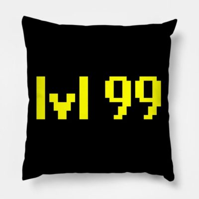 2007Scape Level 99 Throw Pillow Official Rune Scape Merch