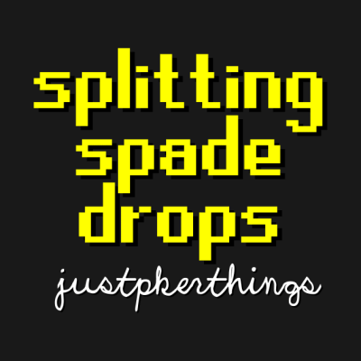 2007Scape Splitting Spade Drops Just Pker Things Crewneck Sweatshirt Official Rune Scape Merch