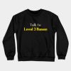 Level 3 Human Crewneck Sweatshirt Official Rune Scape Merch