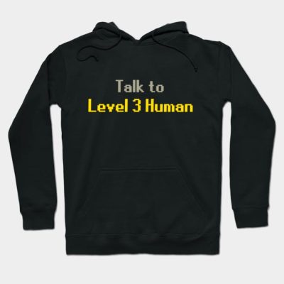 Level 3 Human Hoodie Official Rune Scape Merch