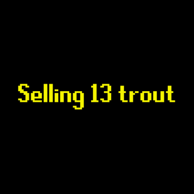 Selling 13 Trout Phone Case Official Rune Scape Merch