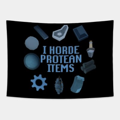 I Horde Protean Items Tapestry Official Rune Scape Merch