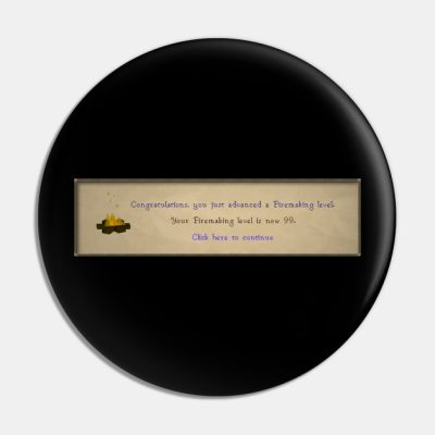 Firemaking Pin Official Rune Scape Merch