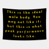 This Is The Ideal Male Body Tapestry Official Rune Scape Merch