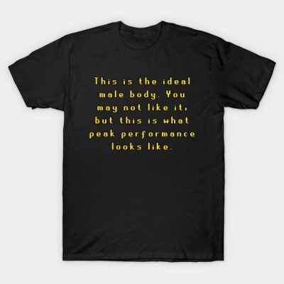 This Is The Ideal Male Body T-Shirt Official Rune Scape Merch