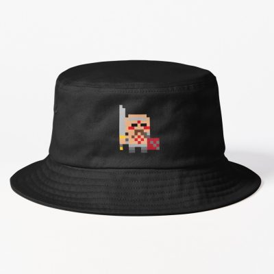 Vannaka - Osrs Runescape – Pixel Character Bucket Hat Official Rune Scape Merch