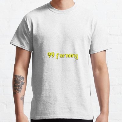 Runescape Osrs 99 Farming T-Shirt Official Rune Scape Merch