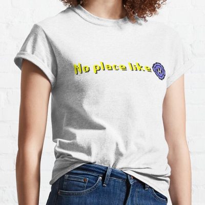 Old School Runescape "No Place Like Home" Classic Gaming Print T-Shirt Official Rune Scape Merch