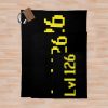 Lvl 126 Runescape Player Throw Blanket Official Rune Scape Merch