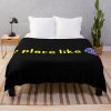 Old School Runescape "No Place Like Home" Classic Gaming Print Throw Blanket Official Rune Scape Merch