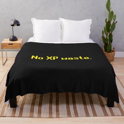 No Xp Waste Throw Blanket Official Rune Scape Merch