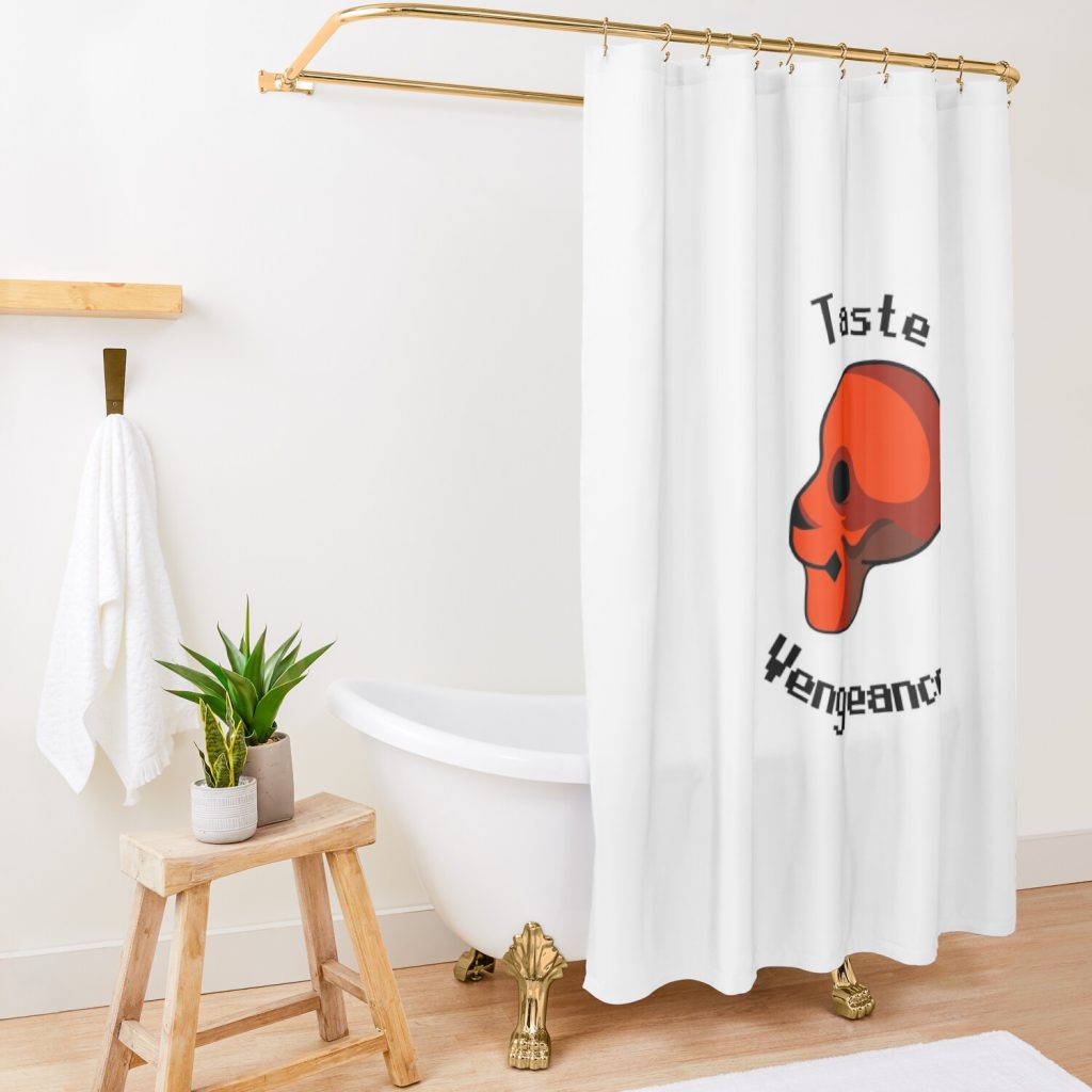 Osrs Runescape Taste Vengeance Spell Shower Curtain Official Rune Scape Merch