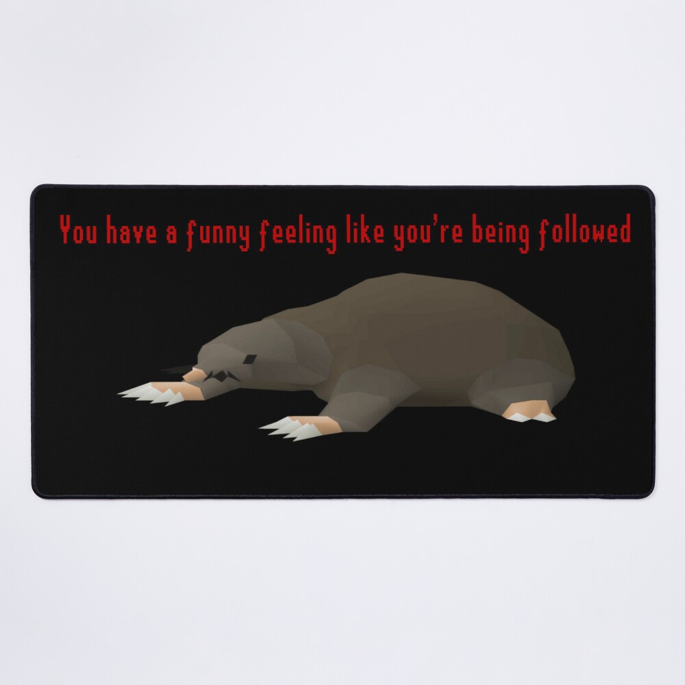 Osrs Pet Baby Mole Mouse Pad - Rune Scape Merch